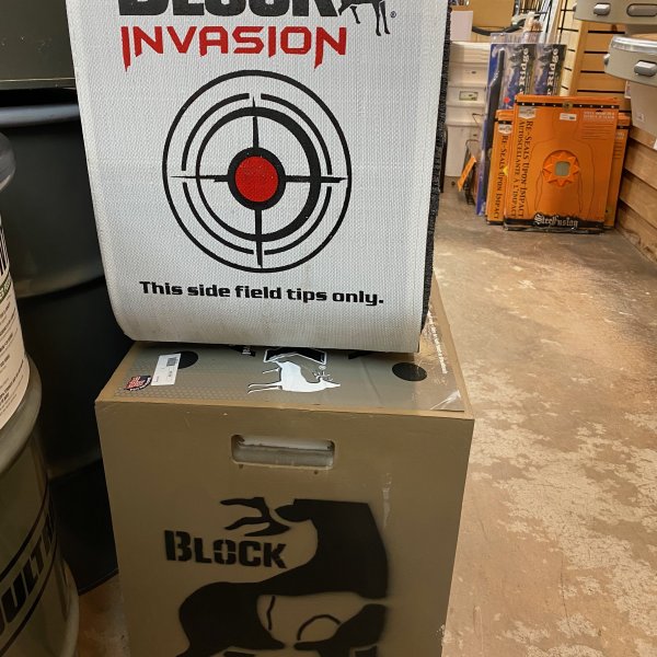 block invasion archery target decoy
