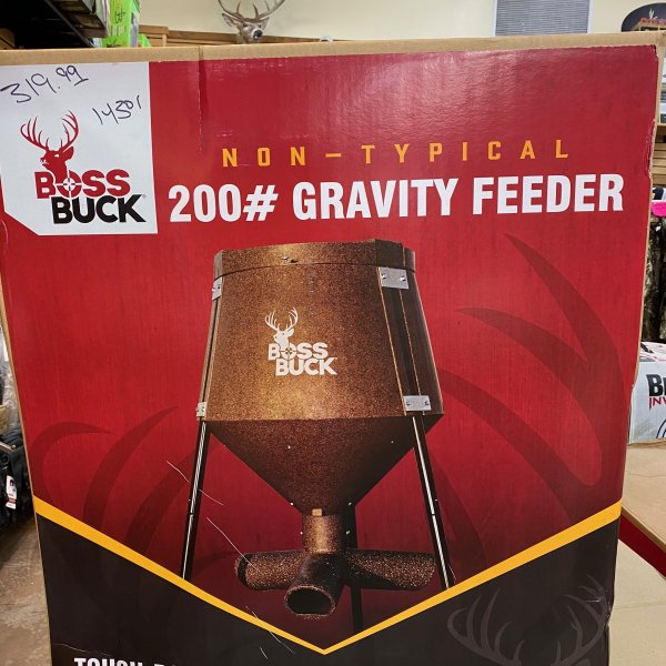 boss buck gravity feeder box