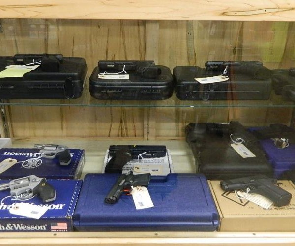 firearms display case collection