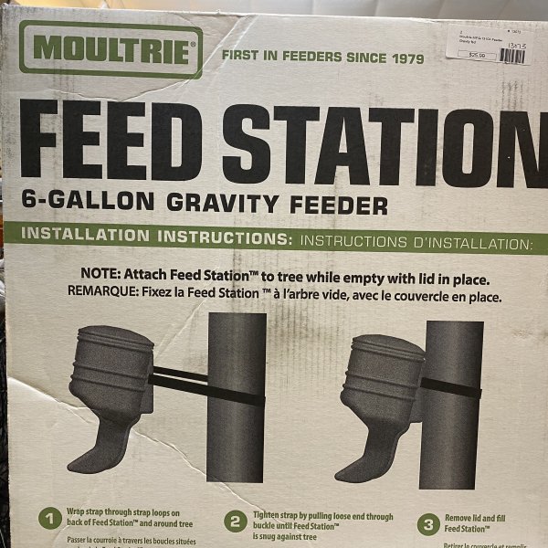 gravity feeder feed station box