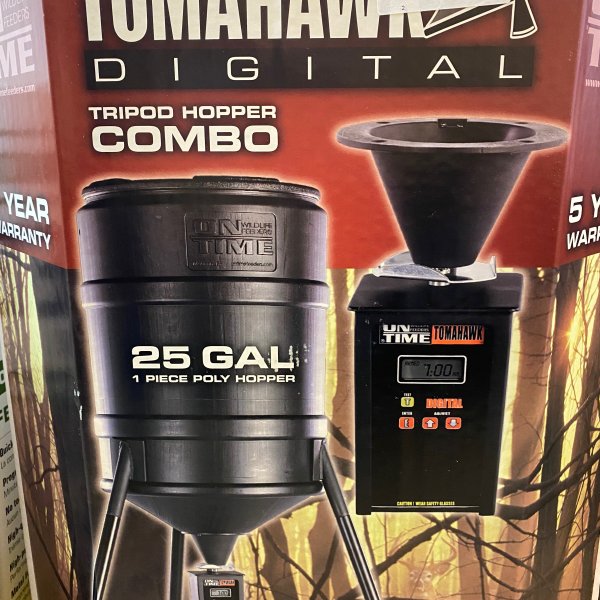 tomahawk digital tripod hopper combo