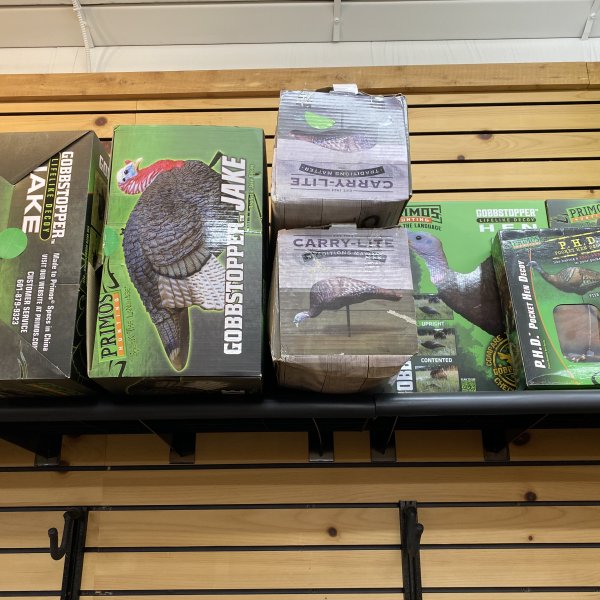 wildlife decoy product display shelf